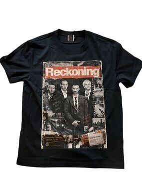 Reckoning “Reality Chose Me” Distressed Poster Tee — Men’s Large, 100% Cotton, D